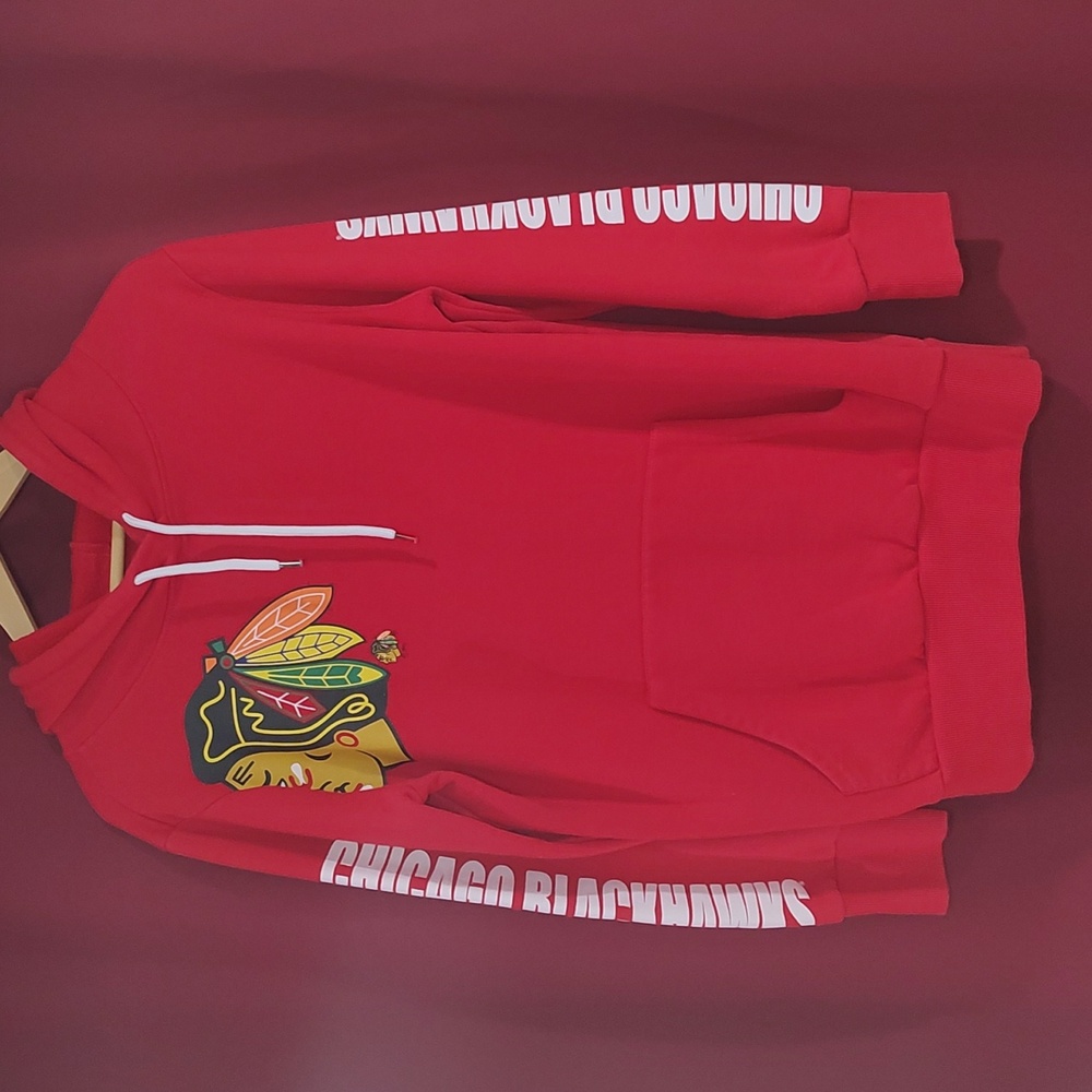 Women's NHL Chicago Blackhawks Hoodie Pullover Glll Sports By Carl Banks - Mediu